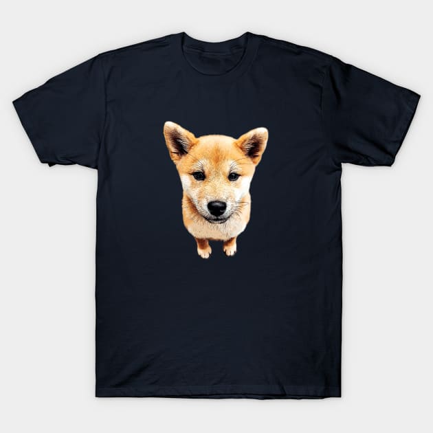 Shiba Inu Puppy Dog Cutest Pup! T-Shirt by ElegantCat